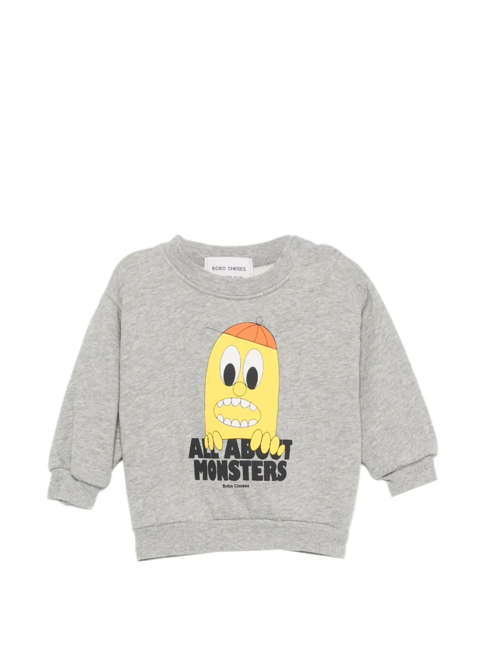 Bobo Choses graphic-print sweater - Grigio