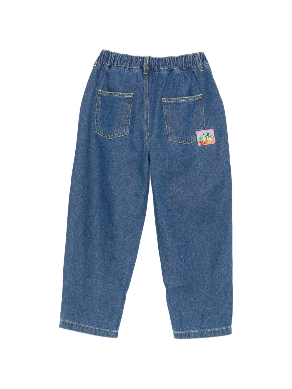 Bobo Choses Jeans met elastische tailleband Blauw