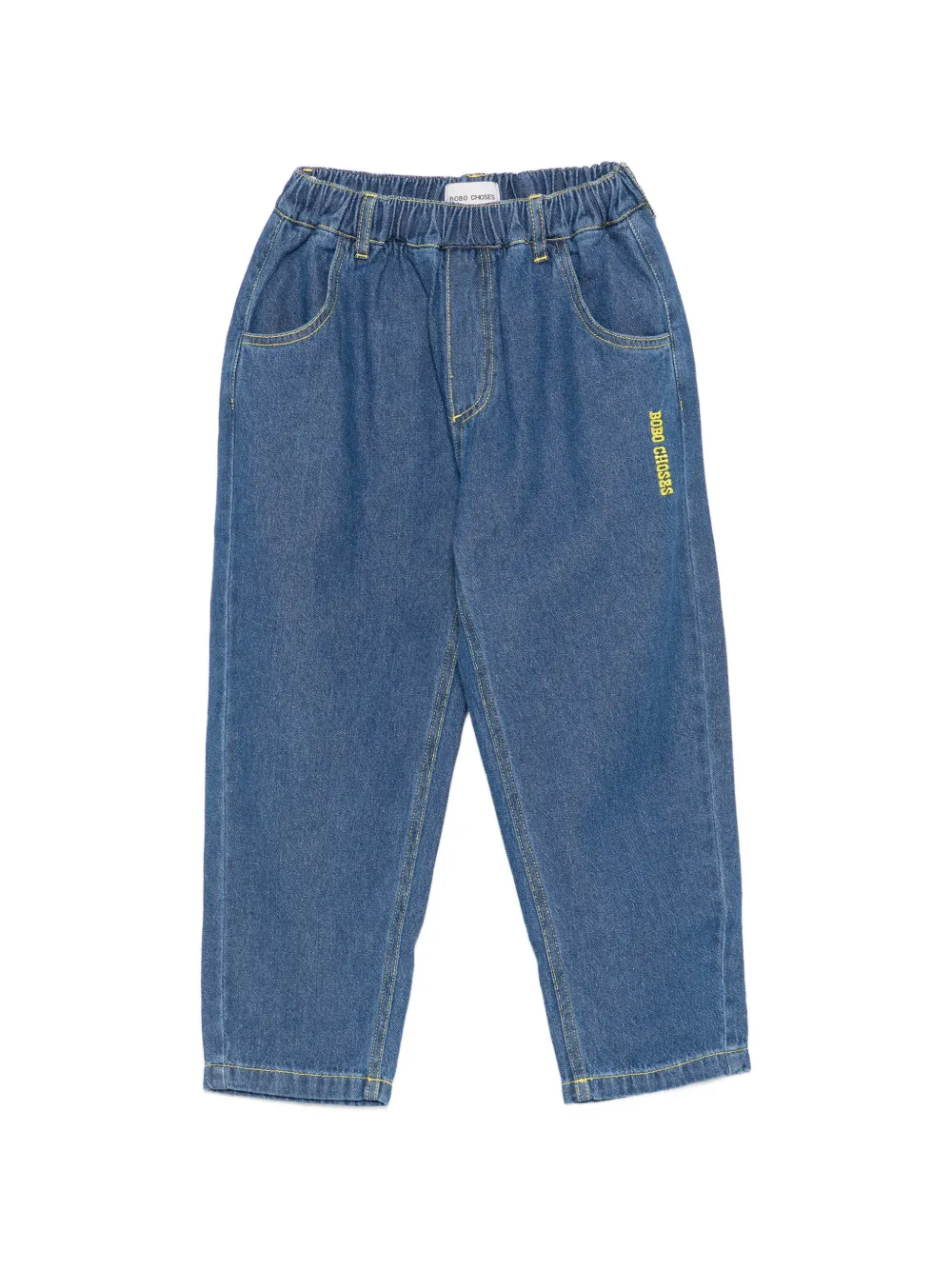 Bobo Choses elasticated-waistband jeans - Blu