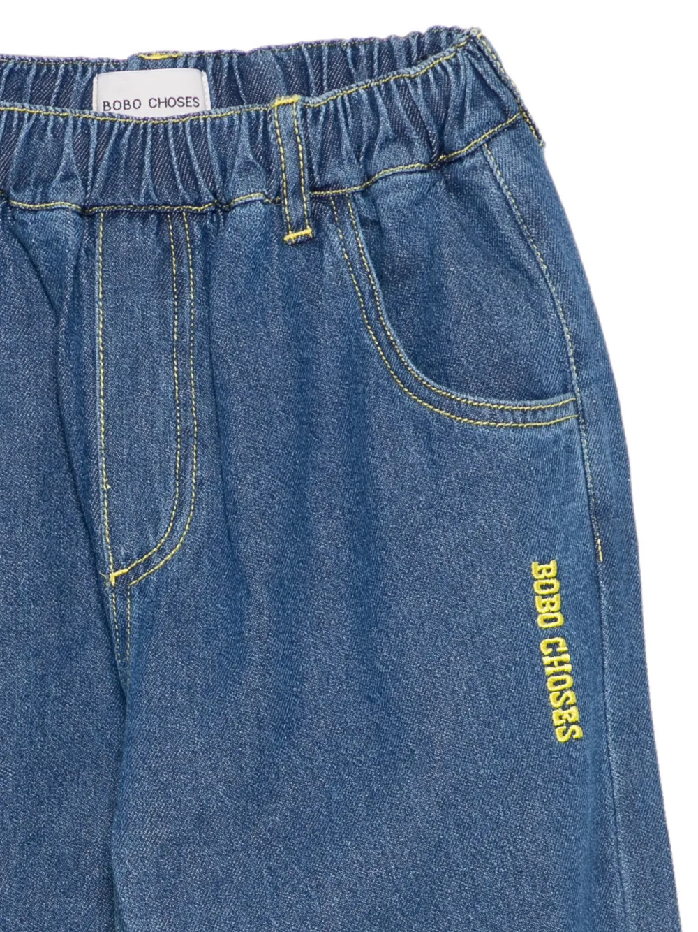 Bobo Choses Jeans met elastische tailleband Blauw