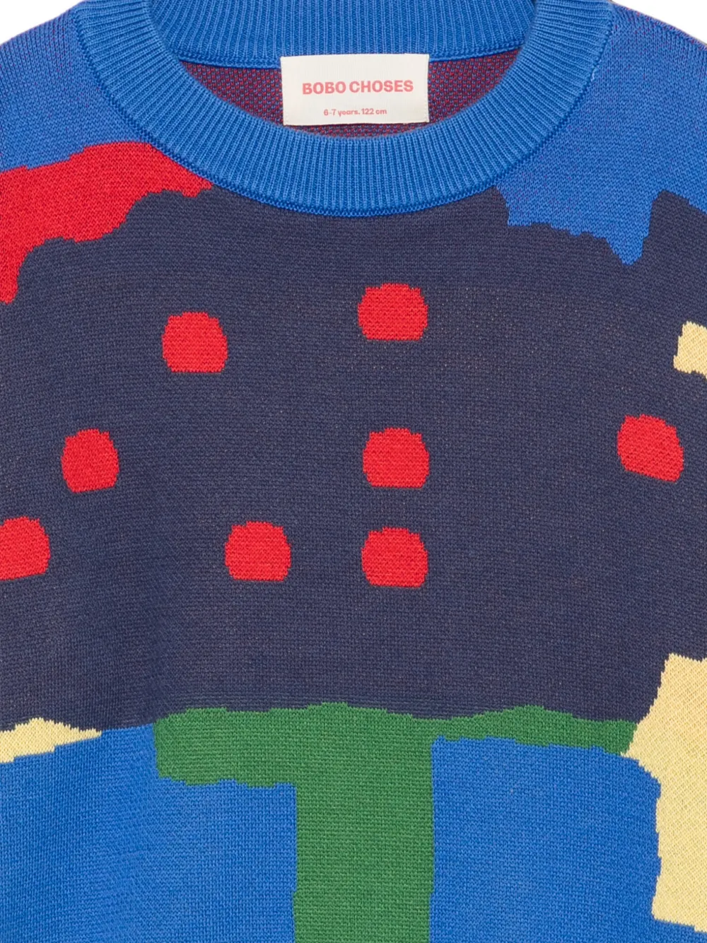 Bobo Choses Intarsia trui Blauw