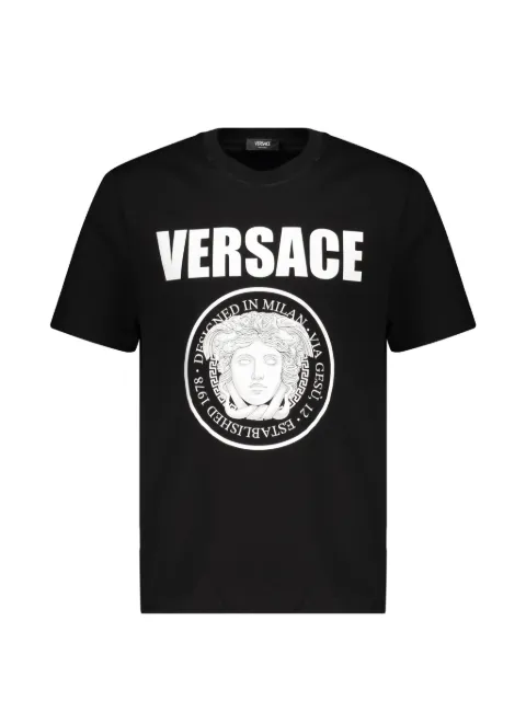 Versace Medusa-print logo-print T-shirt