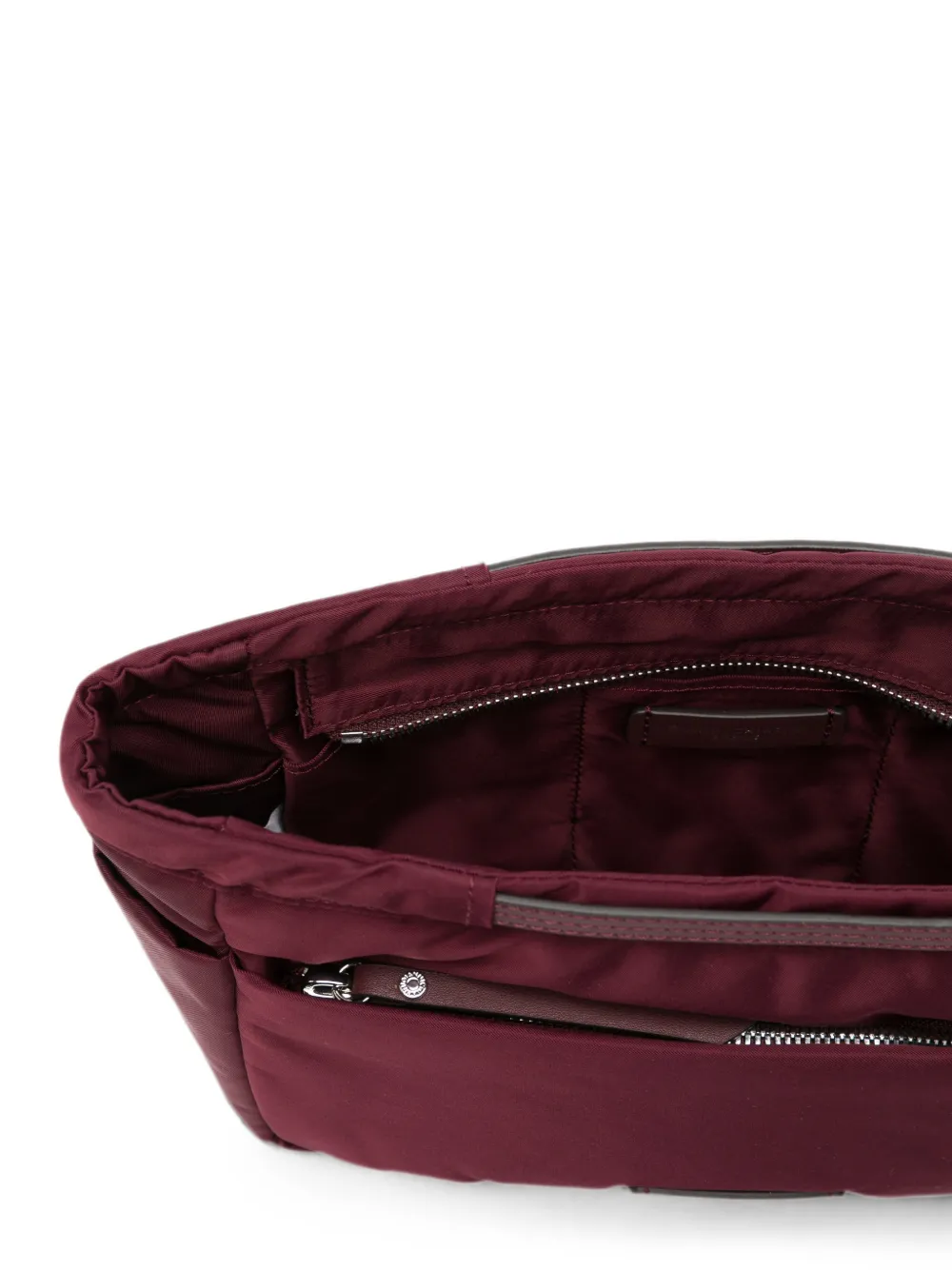 GIANNI CHIARINI Clutch met logoplakkaat Paars