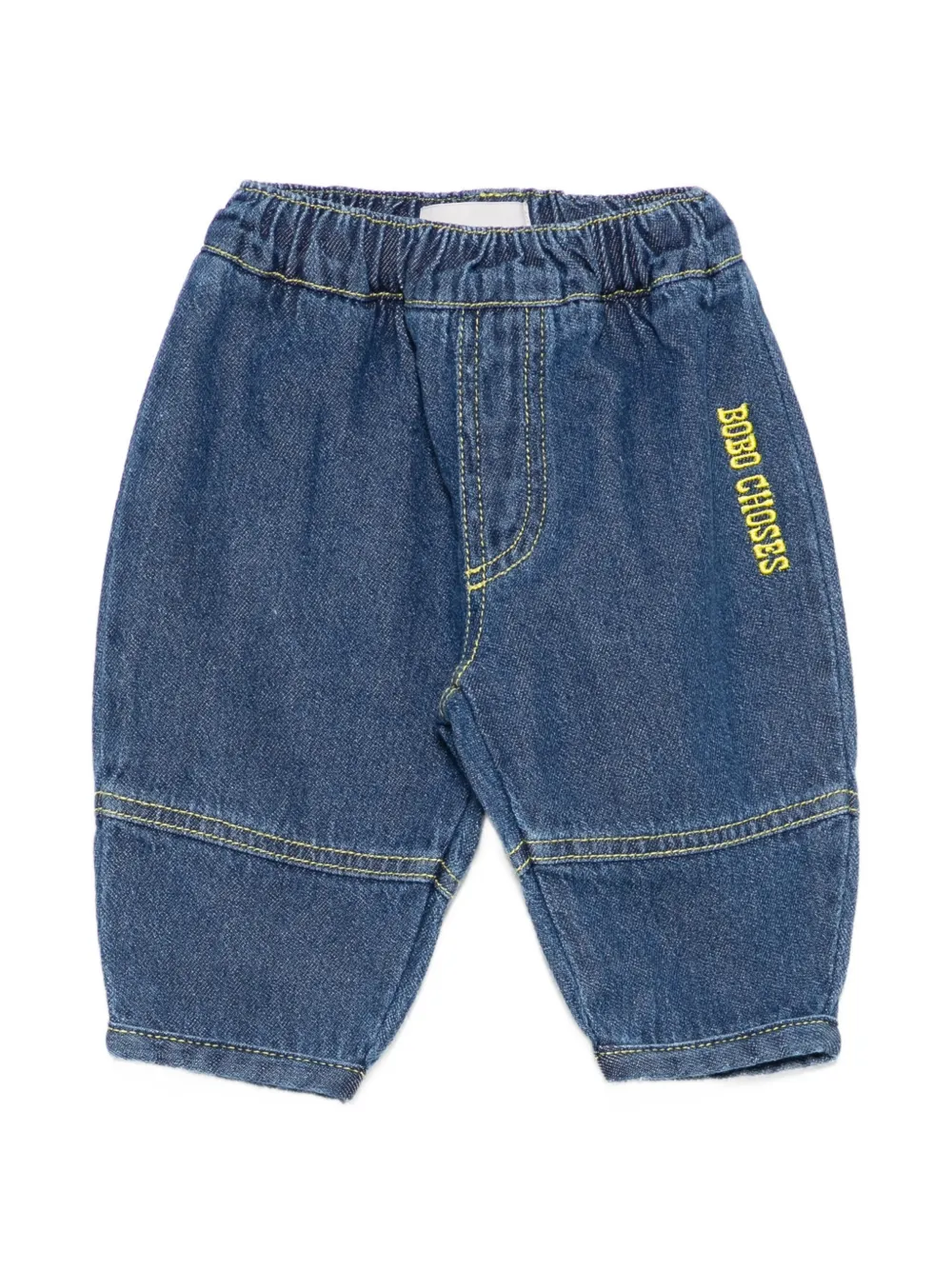 Bobo Choses logo-embroidered jeans - Blu