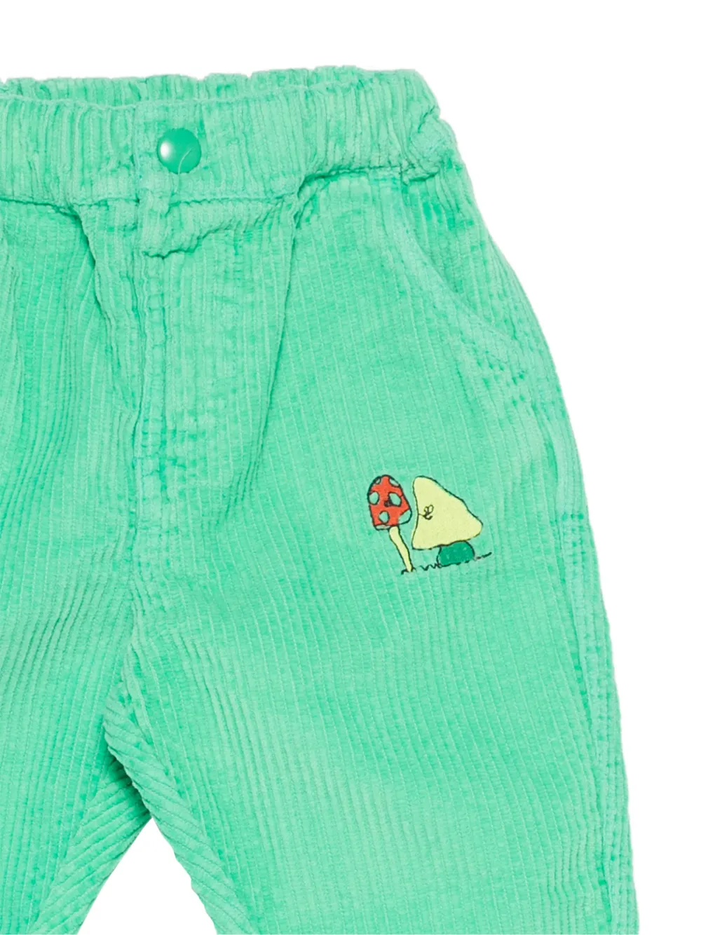 Bobo Choses Ribfluwelen broek Groen