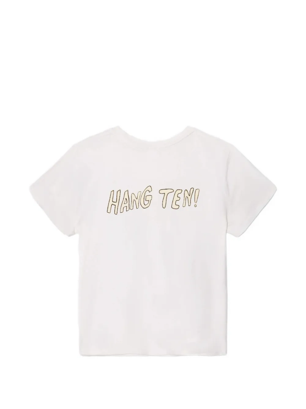 RE DONE T-shirt met grafische print Beige