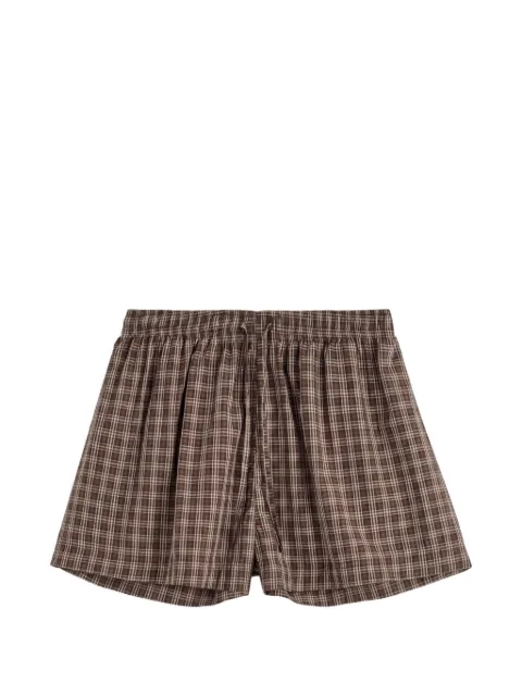 TEKLA checked cotton pajamas