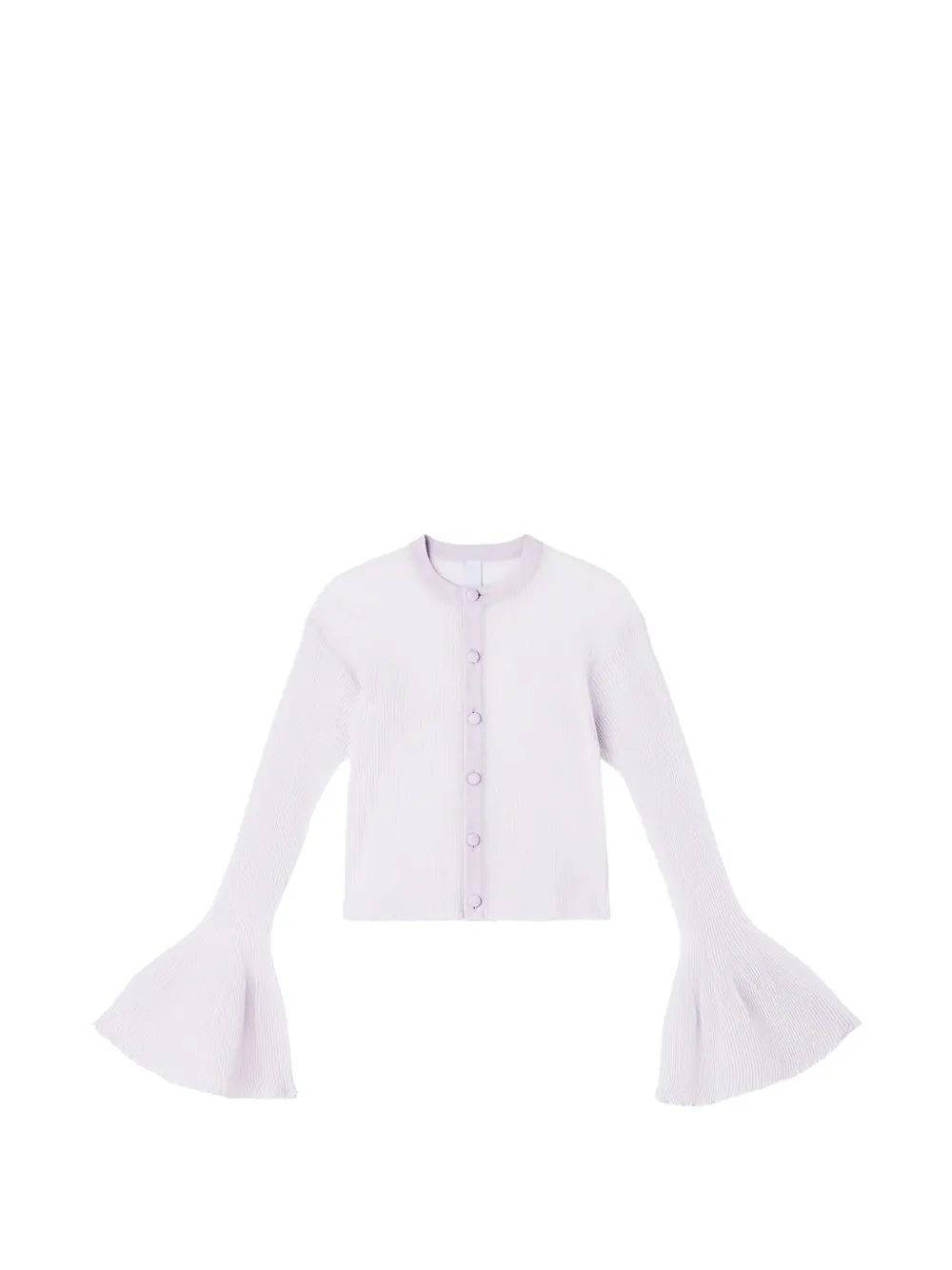 Cfcl Ribbed Bell-sleeve Cardigan In Pink