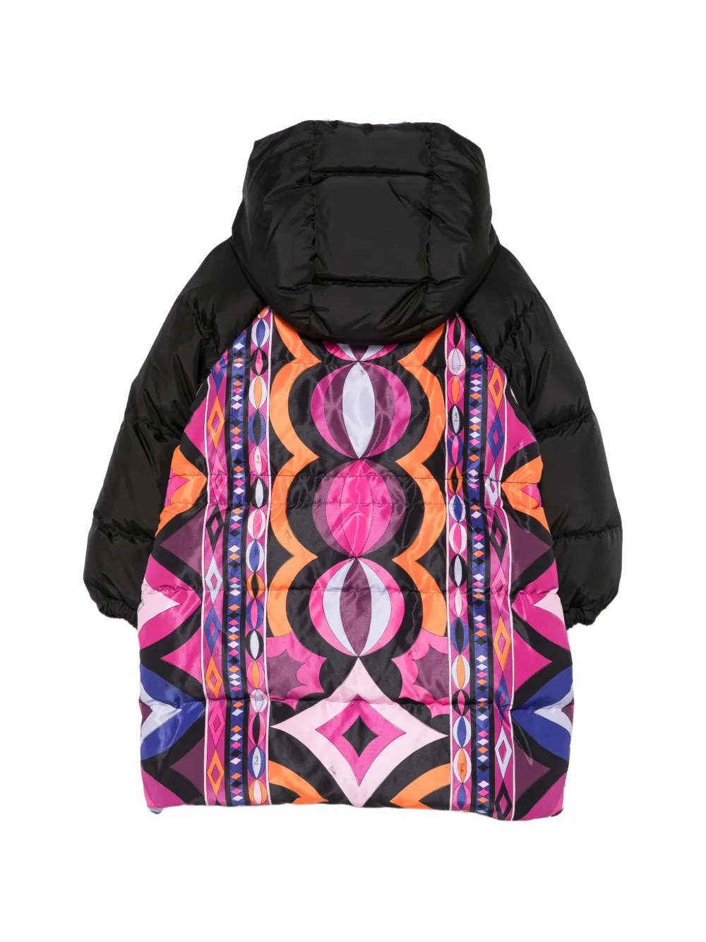PUCCI Junior zip-up padded coat Zwart