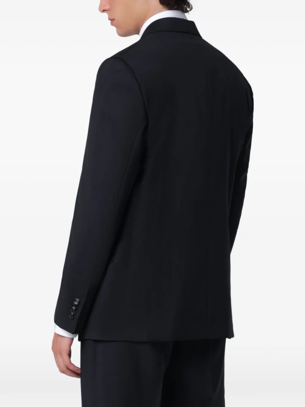 Lardini Feeling jack met enkele rij knopen Zwart