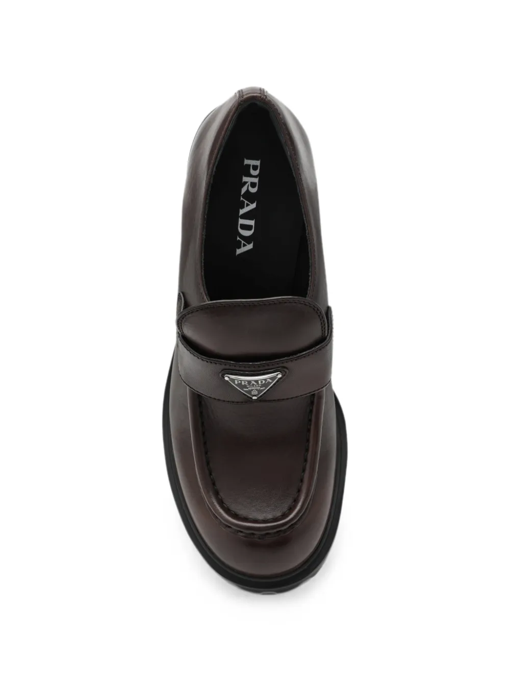 Prada leather loafers Bruin