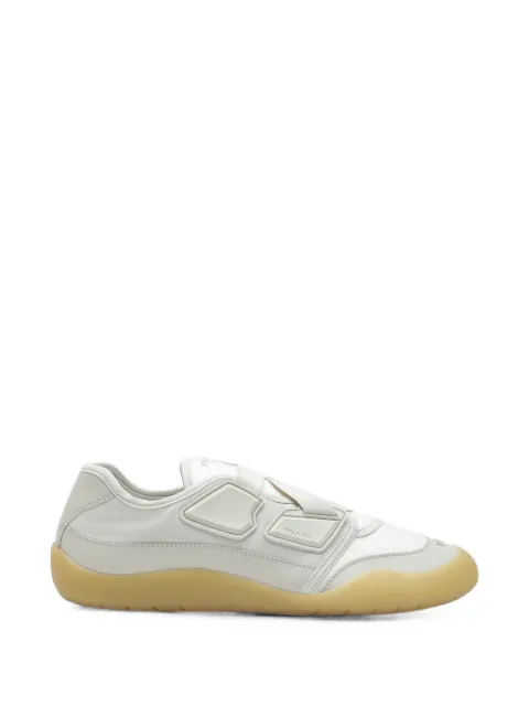 Prada Speedrock leather and mesh fabric sneakers