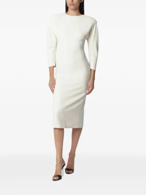 THE ANDAMANE vestido midi Amanda con hombros redondos