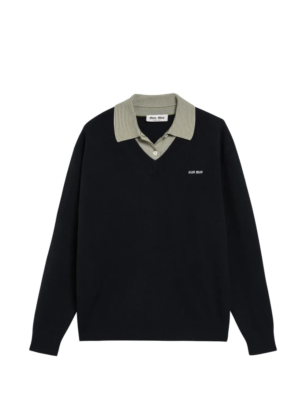 Miu Miu Pullover aus Wolle und Kaschmir - Blau