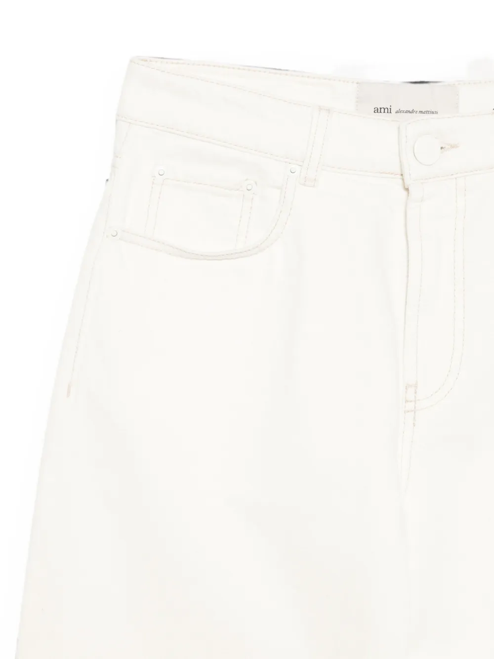 AMI Paris Straight jeans Beige