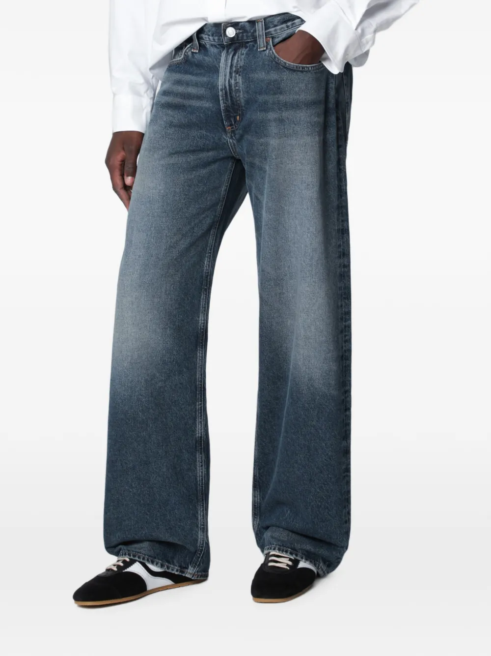 AGOLDE Luka jeans met wijde pijpen Blauw