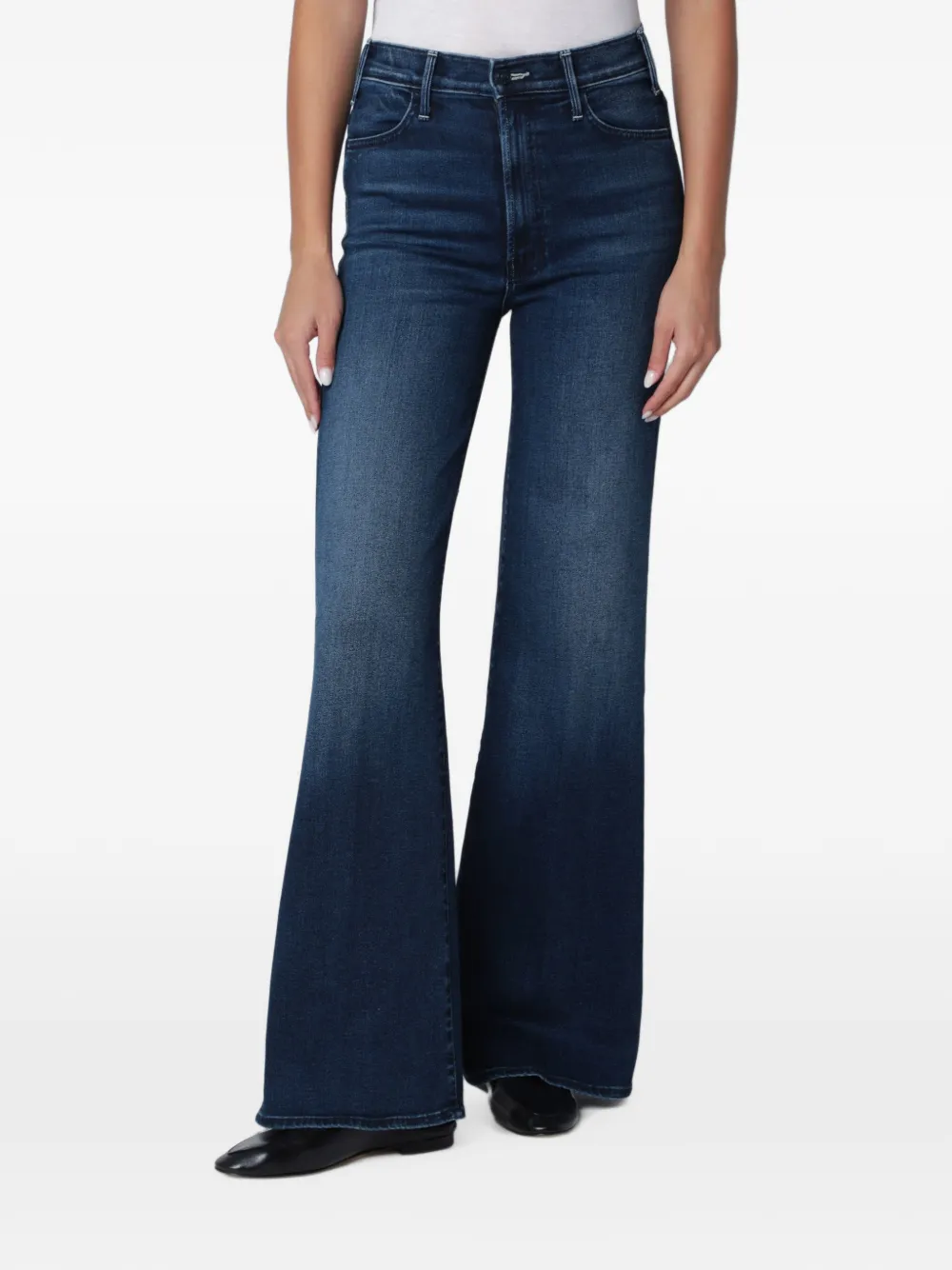 MOTHER The Hustler Roller Sneak jeans - Blau