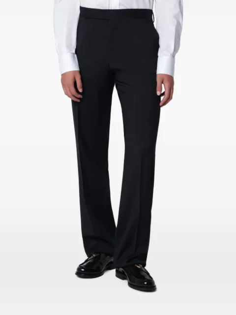 Lardini pressed-crease tailored trousers