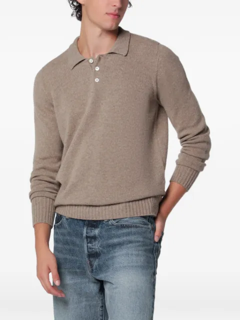 Drumohr long-sleeve knitted polo shirt