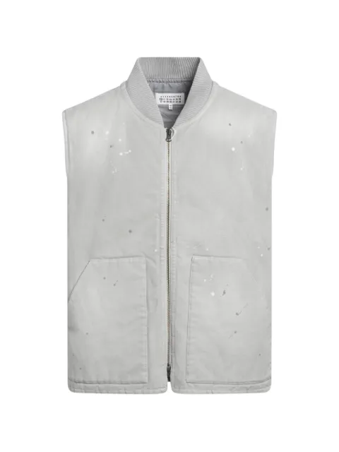 Maison Margiela paint-splatter gilet