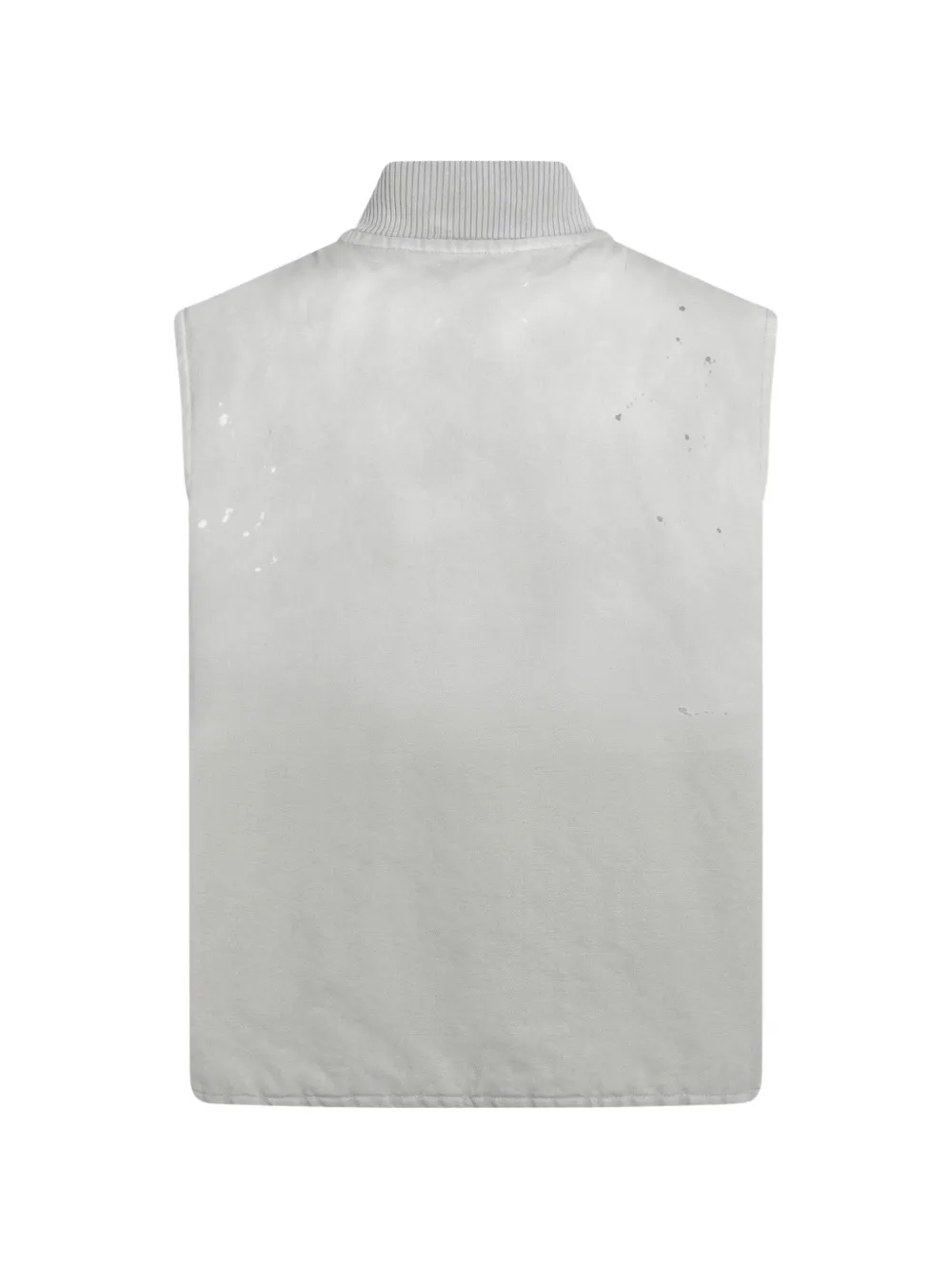 Maison Margiela Bodywarmer met verfspatten Grijs