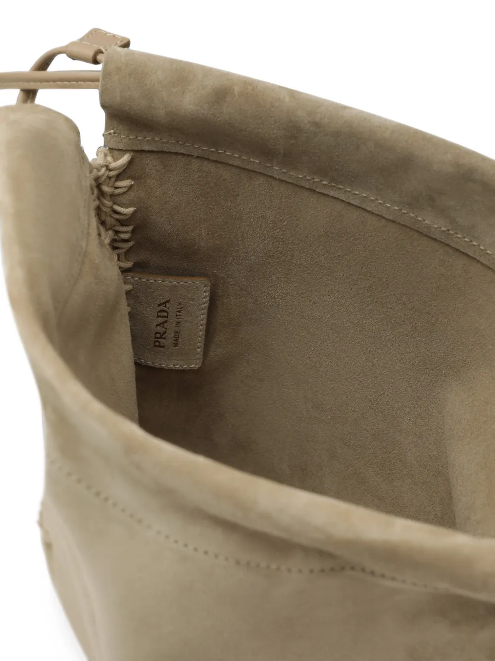Prada Wish suède buidel Beige