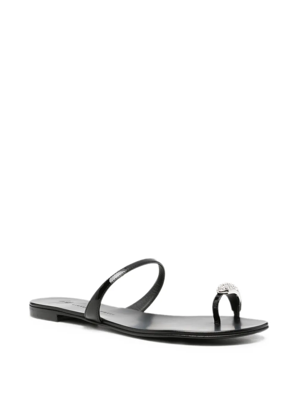 Giuseppe Zanotti crystal-embellished sandals Zwart