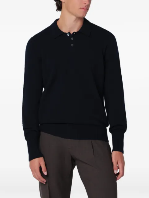 Drumohr long-sleeve knitted polo shirt