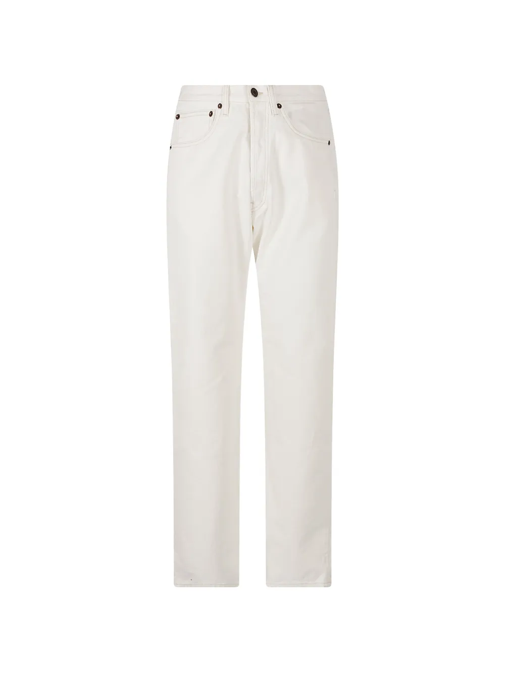 Prada old-denim five-pocket jeans - Bianco