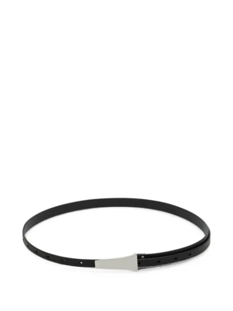 Rick Owens geometric-buckle leather belt