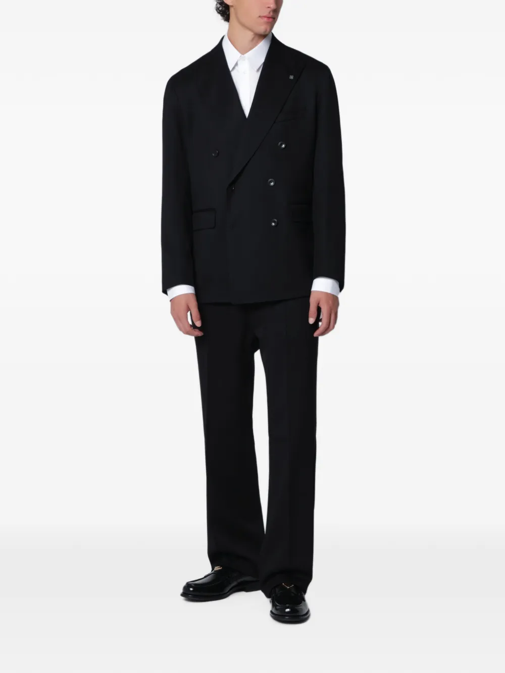 Tagliatore New York double-breasted suit - Nero