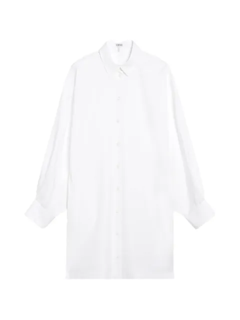 LOEWE mini shirt dress in cotton