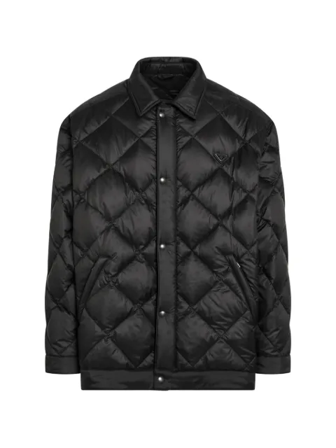 Prada technical fabric down coat
