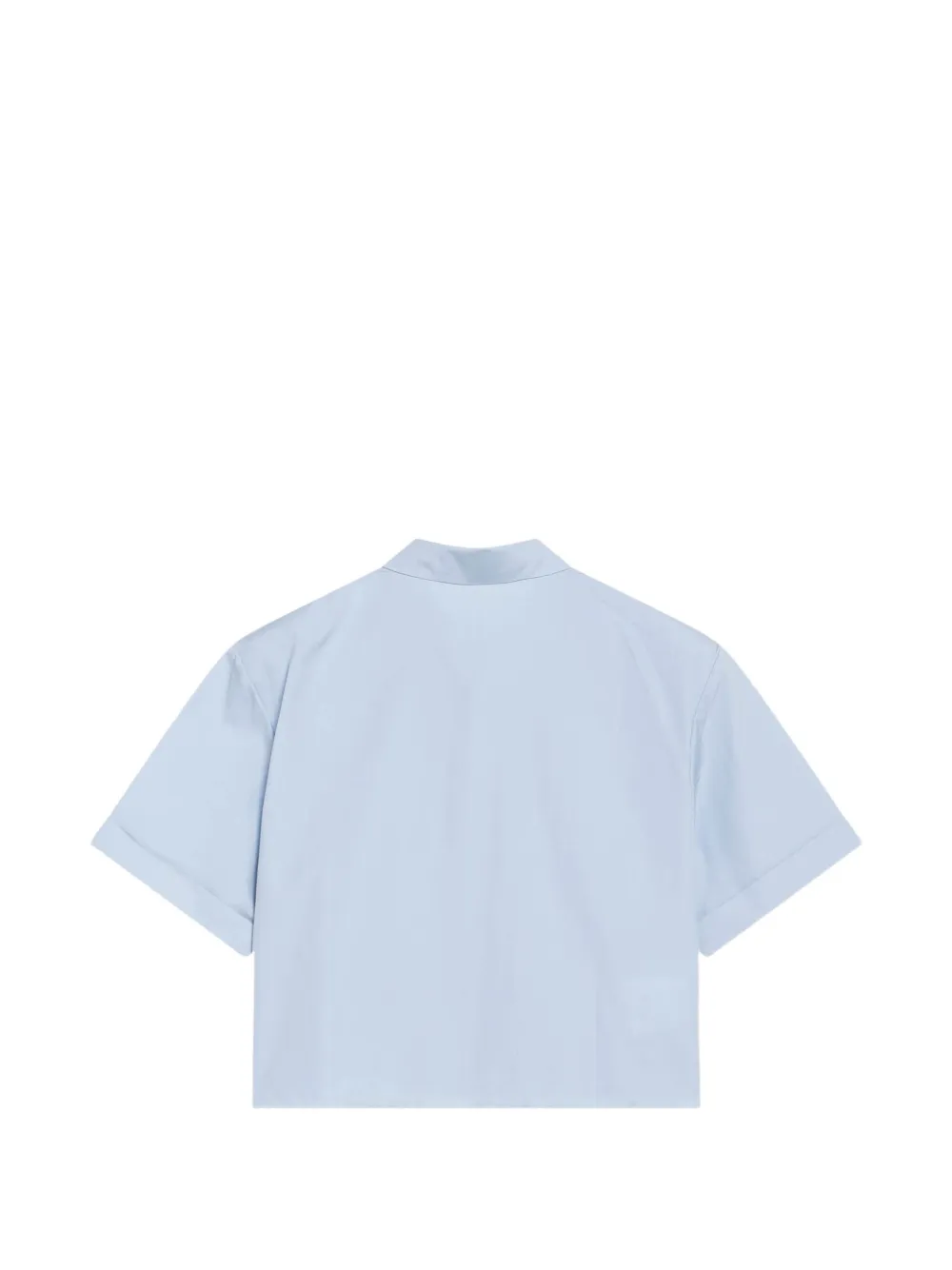 Miu Popeline shirt Blauw