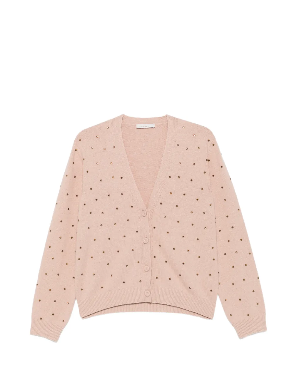 Liviana Conti crystal-embellished V-neck cardigan