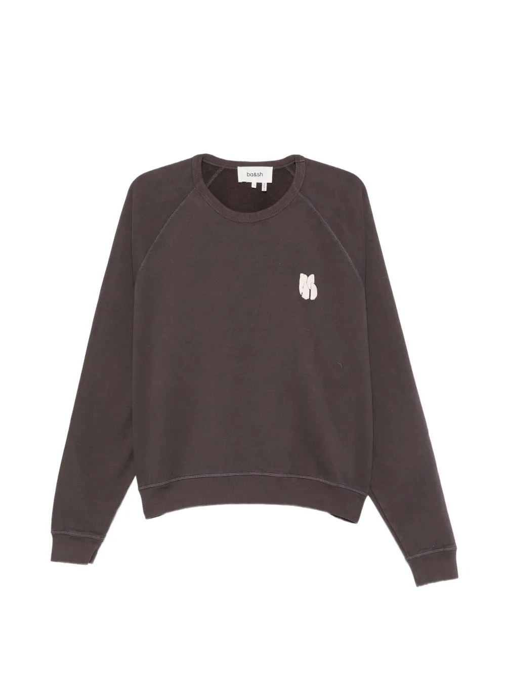 Ba&Sh logo-print raglan-sleeve sweatshirt