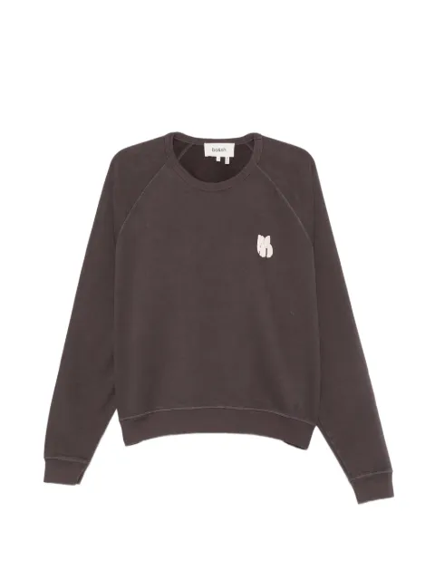 Ba&Sh logo-print raglan-sleeve sweatshirt
