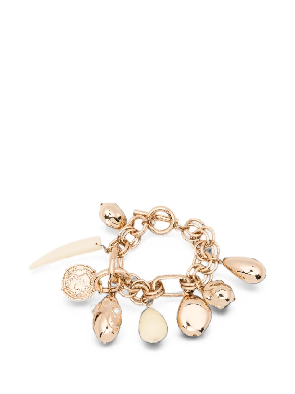 Liviana Conti charm curb-chain bracelet - Oro