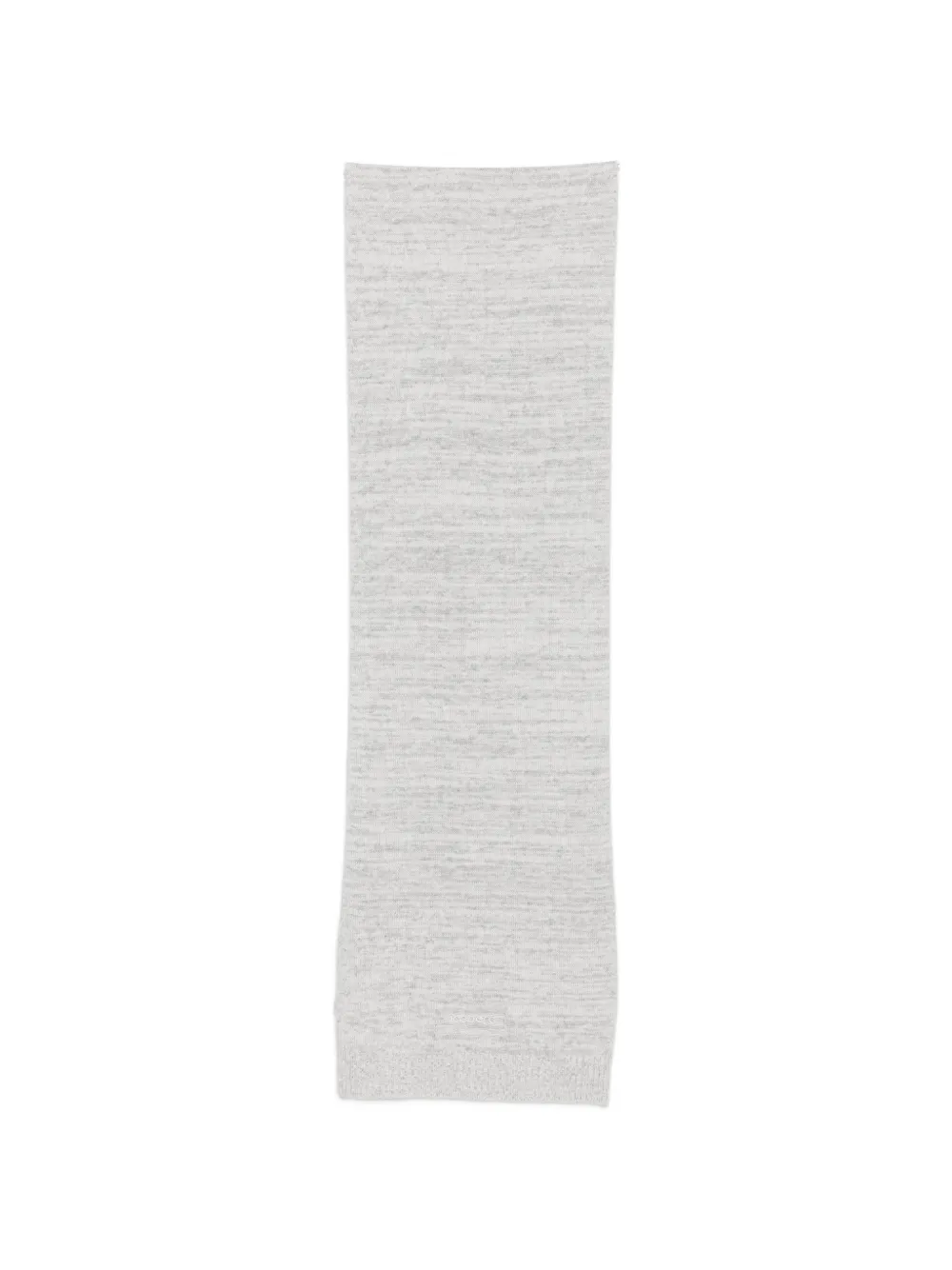 Iceberg logo-patch knitted scarf - Grigio