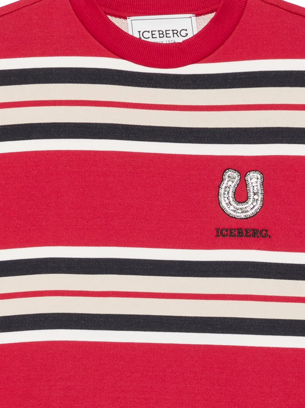 Iceberg Sweater verfraaid met pailletten Rood