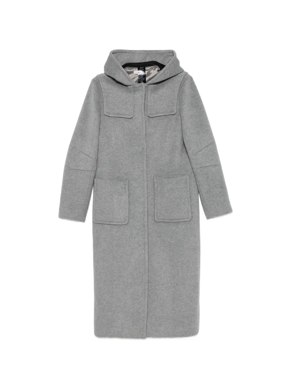 Liviana Conti hooded storm-flap coat