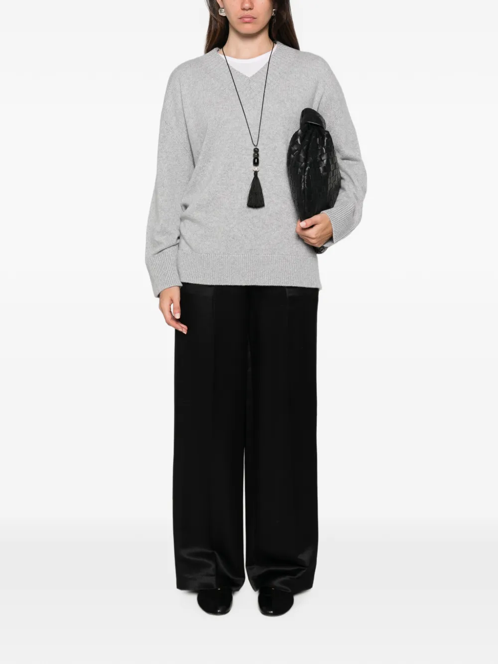 Liviana Conti V-neck knitted sweater
