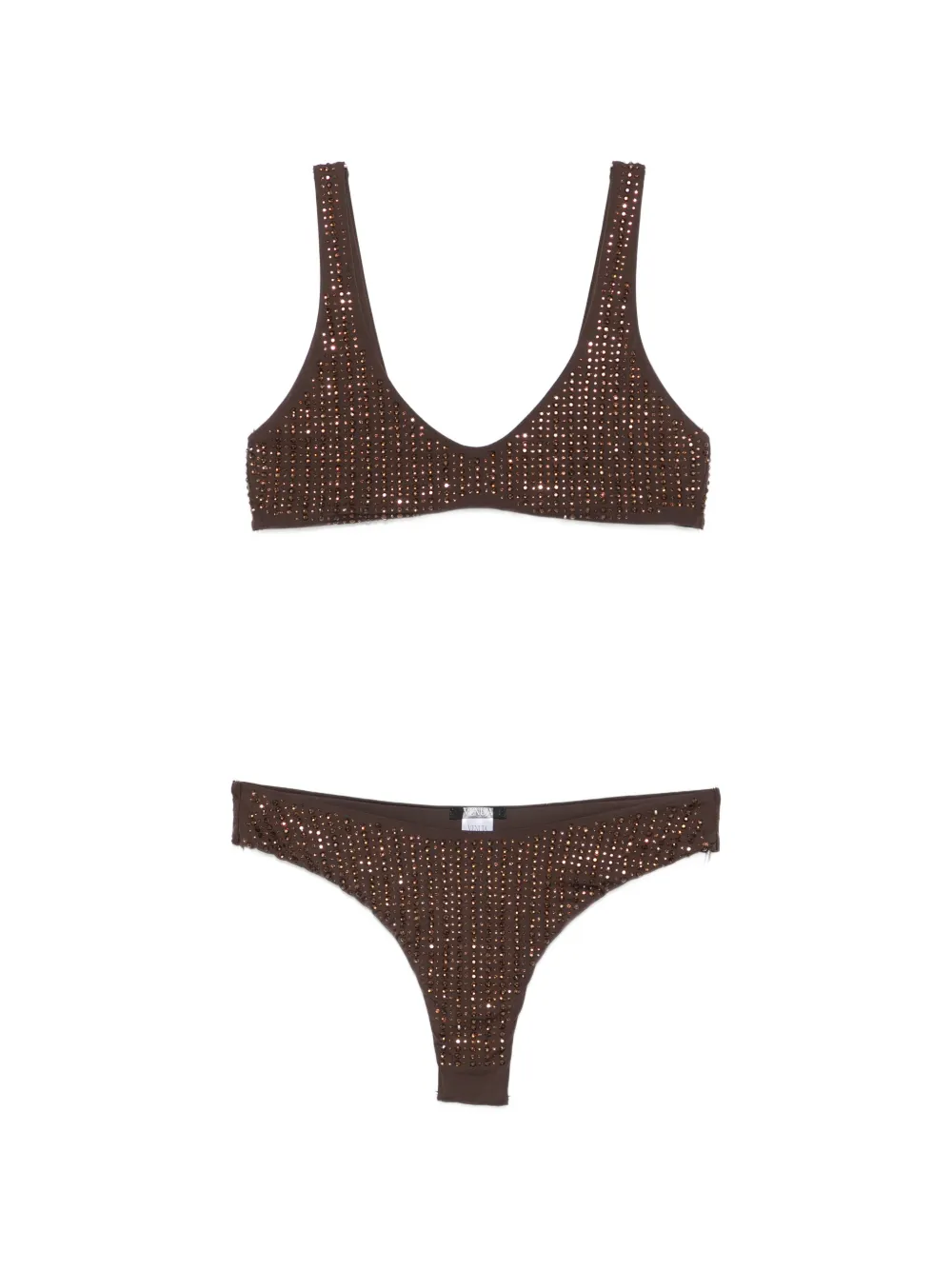 VENUJA crystal-embellished bikini Bruin