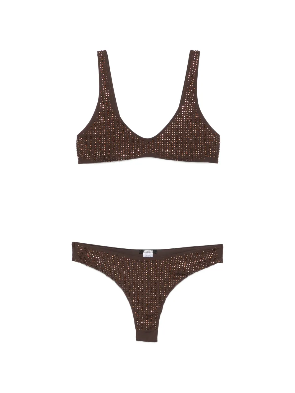 VENUJA crystal-embellished bikini