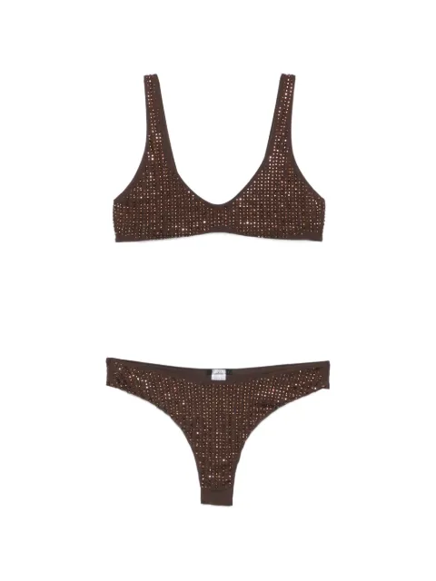 VENUJA crystal-embellished bikini