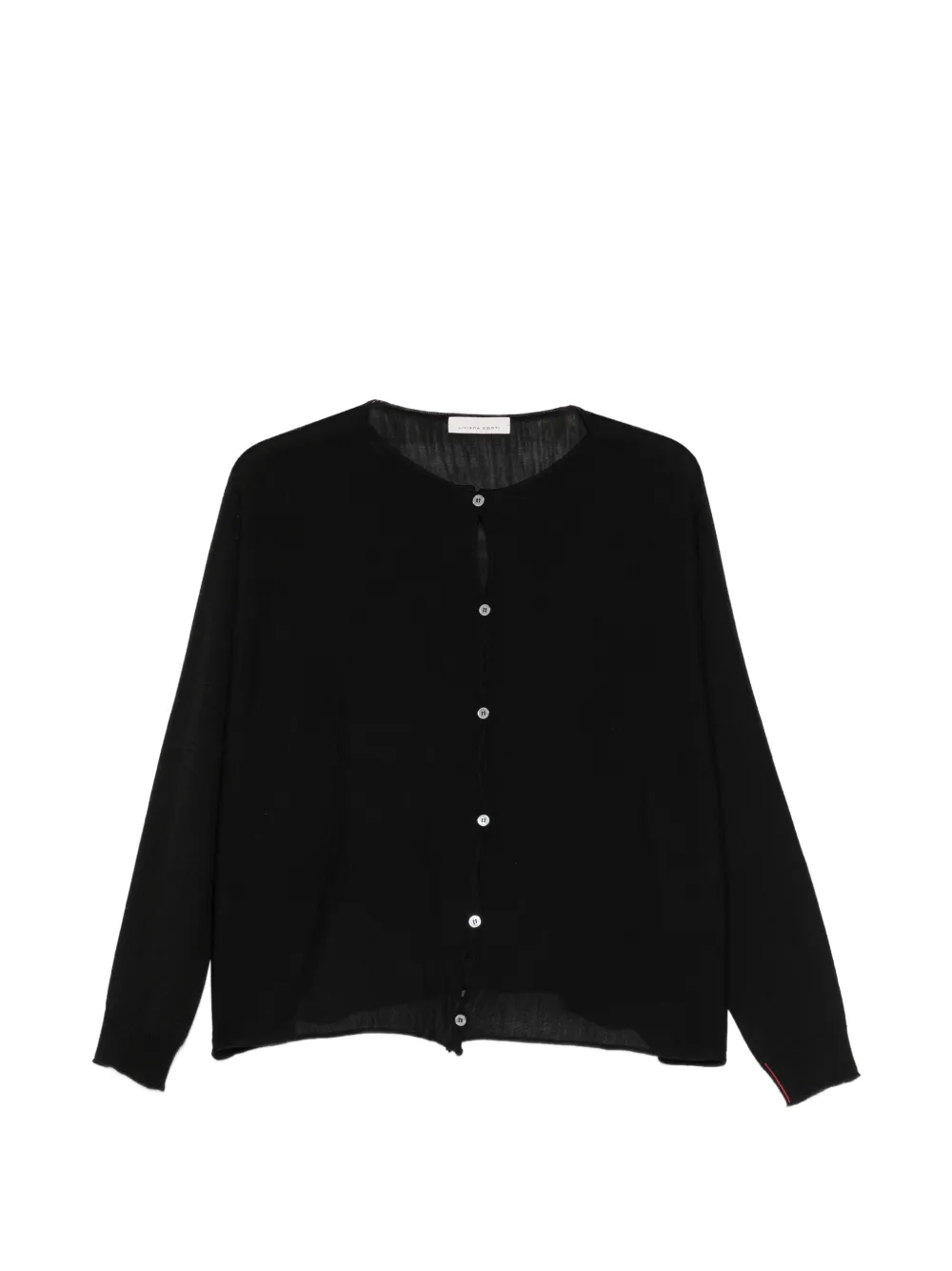 Liviana Conti button-up boat-neck cardigan · M