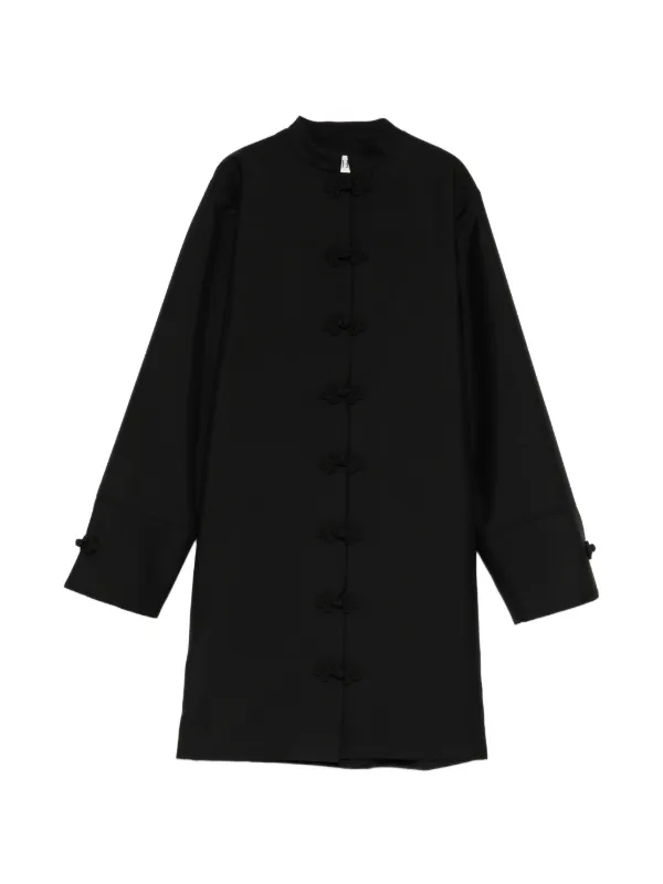Róhe Pankou-closure Dress in Black