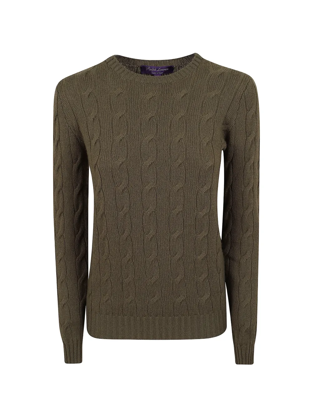 Polo Ralph Lauren cable-knit cashmere crewneck jumper - Grün