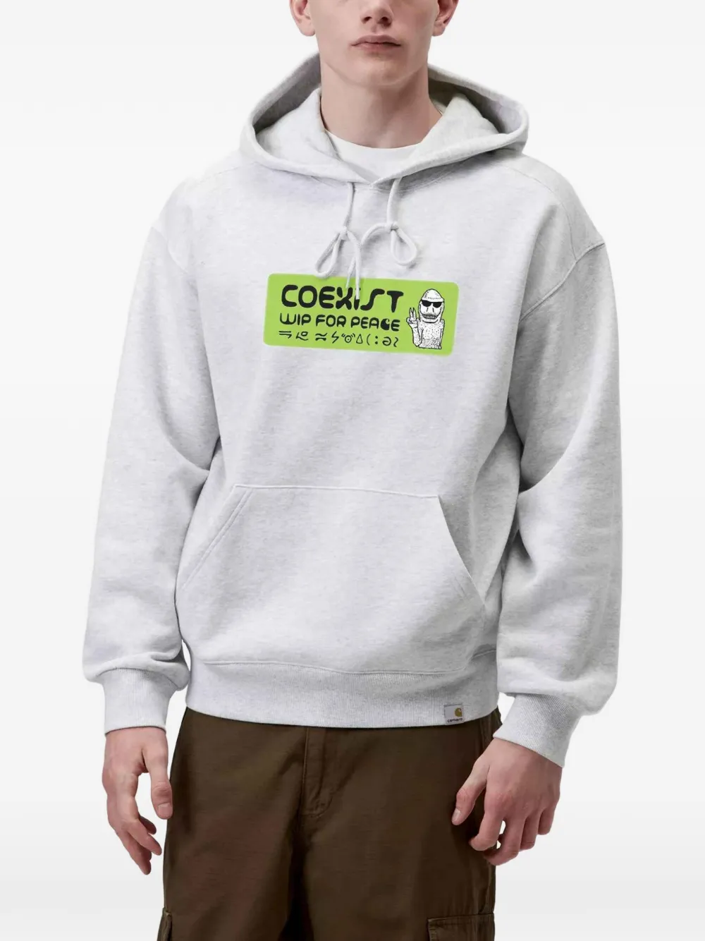 Carhartt WIP Hoodie met print Grijs