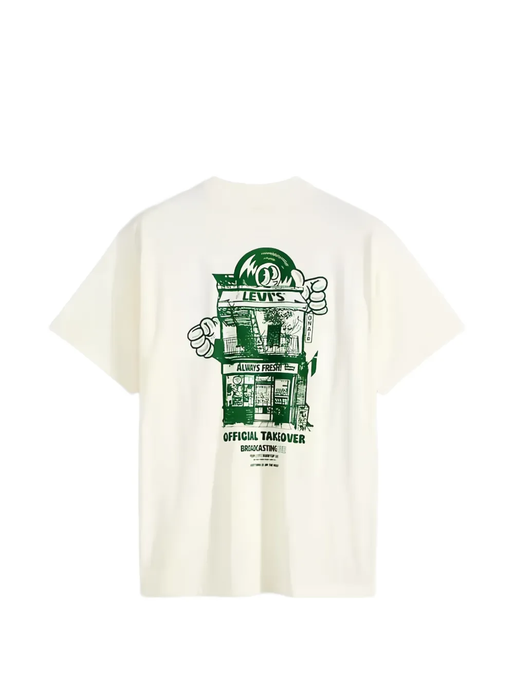 Levi's graphic-print T-shirt Beige